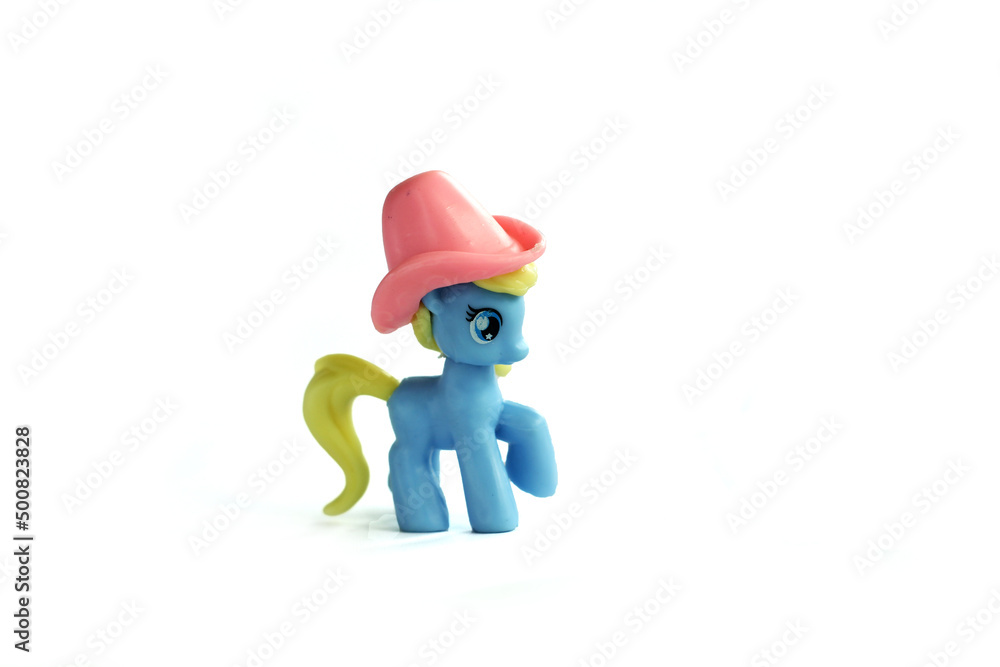 plastic toy horse isolated on white plastic toy horse isolated on white