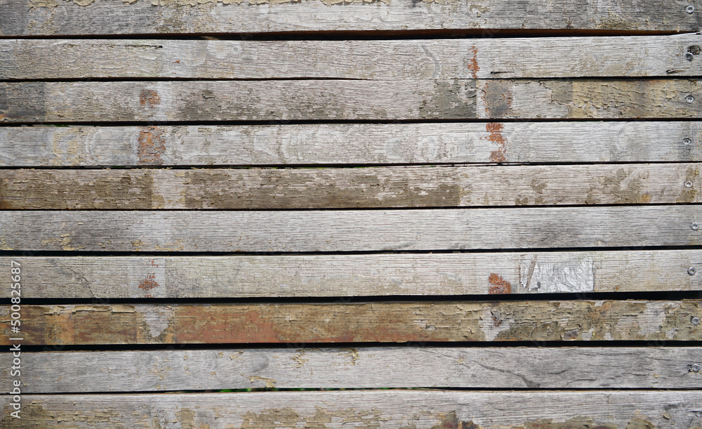 Reclaimed wood planks