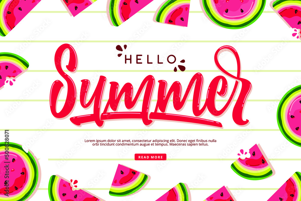 hello summer lettering background stock vector hello summer lettering background stock vector