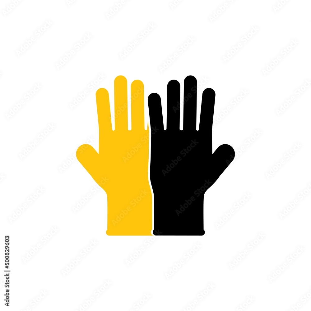 Gloves icon template vector Gloves icon template vector