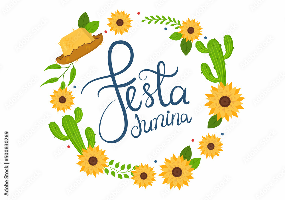 Festa Junina or Sao Joao Celebration Cartoon Illustration Made Very Lively by Singing, Dancing Samba and Playing Traditional Games Come From Brazil Festa Junina or Sao Joao Celebration Cartoon Illustration Made Very Lively by Singing, Dancing Samba and Playing Traditional Games Come From Brazil