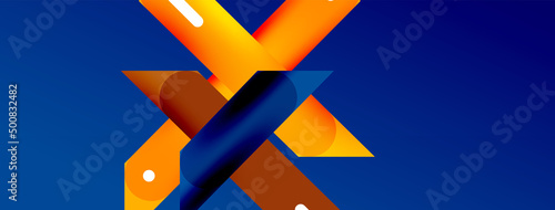 Background overlapping lines. Dynamic lines abstract wallpaper. Straight lines composition vector illustration for wallpaper banner background or landing page