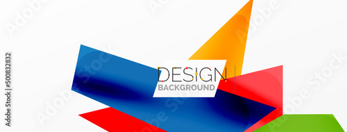Background color abstract overlapping lines. Minimal composition vector illustration for wallpaper banner background or landing page