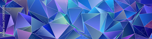 3d Triangles, abstract  background. Design wallpaper.