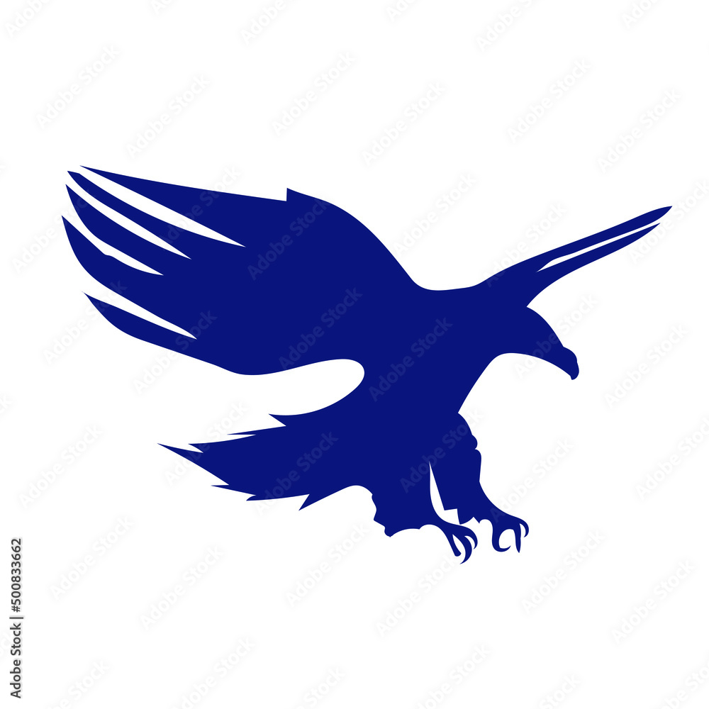 Eagle stock illustration on white background Eagle stock illustration on white background