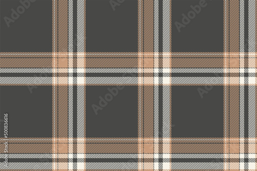 Plaid background, check seamless pattern. Vector fabric texture for textile print, wrapping paper, gift card or wallpaper.