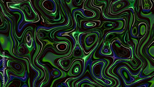 Abstract textural multi-colored liquid background.