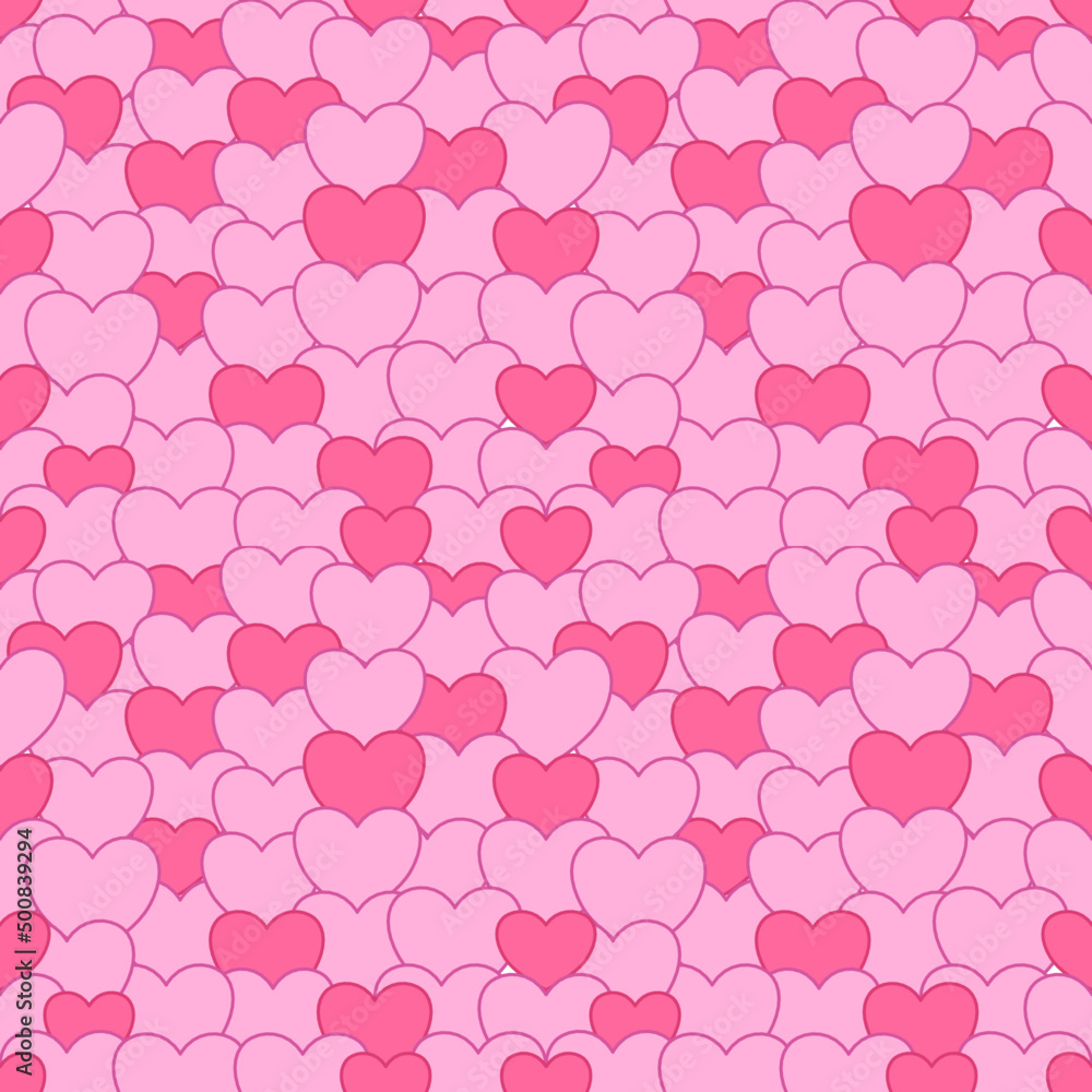pink background with hearts pink background with hearts