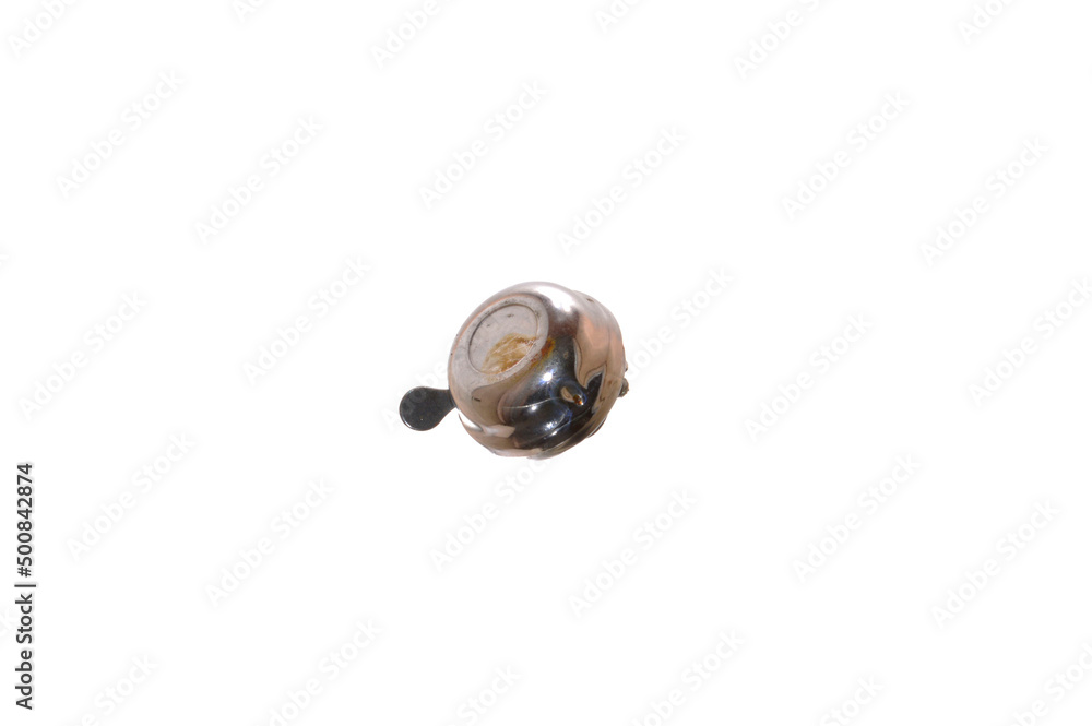bicycle bell isolated on white background bicycle bell isolated on white background