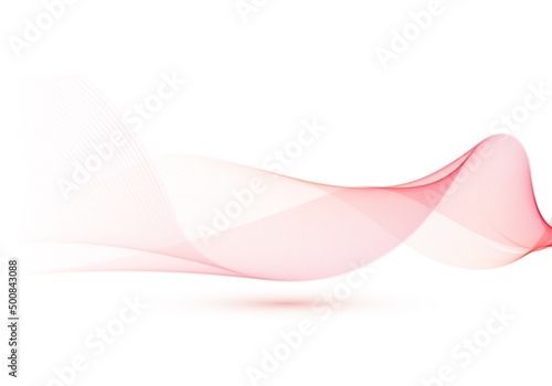 Abstract pink creative business flowing wave background
