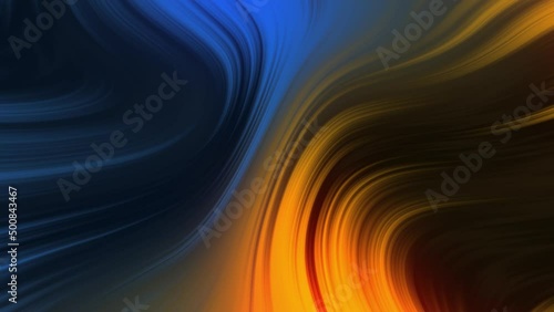 Wallpaper Mural Fluid gradient background abstract texture. Yellow blue color blackhole concept Torontodigital.ca