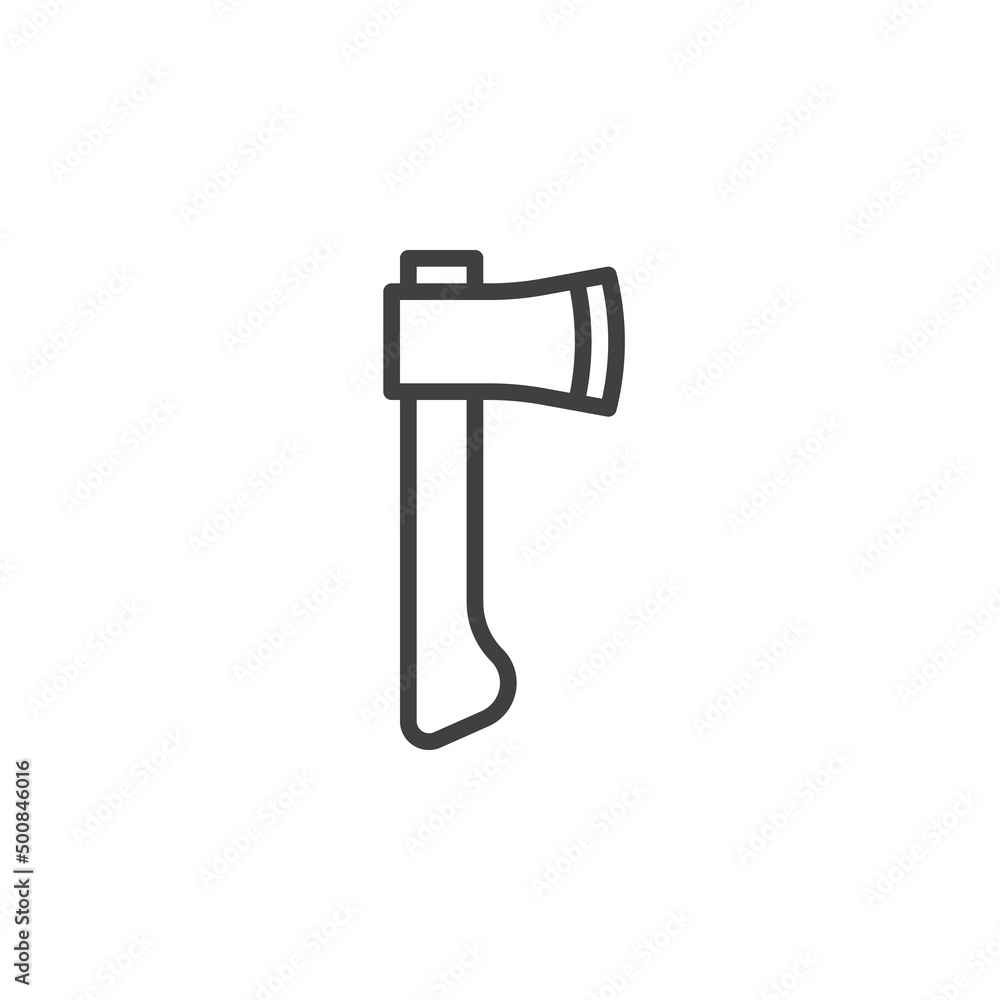 Axe line icon Axe line icon