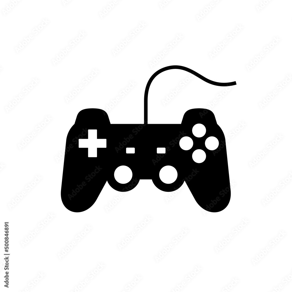 Game joystick icon. Symbol of computer games and PS. Control panel for the game. Game joystick icon. Symbol of computer games and PS. Control panel for the game.