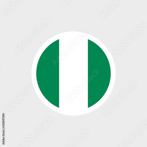 Flag of Nigeria. Nigerian striped white and green flag. State symbol. Isolated raster illustration. Free Download Flag of Nigeria. Nigerian striped white and green flag. State symbol. Isolated raster illustration. - GFXLoad