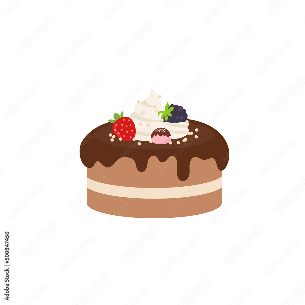 Happy birthday party birthday cake box fruit Cake Chocolate Cake Celebration Party birthday candles set isolated flat vector graphic design illustration And icon elements Happy birthday party birthday cake box fruit Cake Chocolate Cake Celebration Party birthday candles set isolated flat vector graphic design illustration And icon elements
