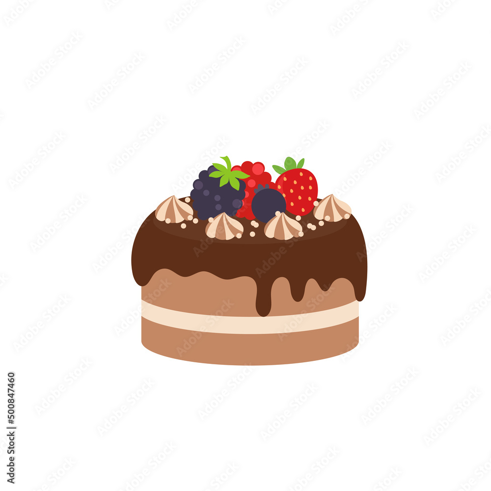 Happy birthday party birthday cake box fruit Cake Chocolate Cake Celebration Party birthday candles set isolated flat vector graphic design illustration And icon elements Happy birthday party birthday cake box fruit Cake Chocolate Cake Celebration Party birthday candles set isolated flat vector graphic design illustration And icon elements