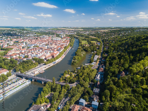 Blick zum Main in Würzburg