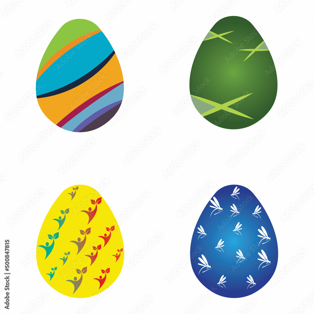 Easter vector icon tamplate background Easter vector icon tamplate background