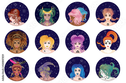 Zodiac girls set