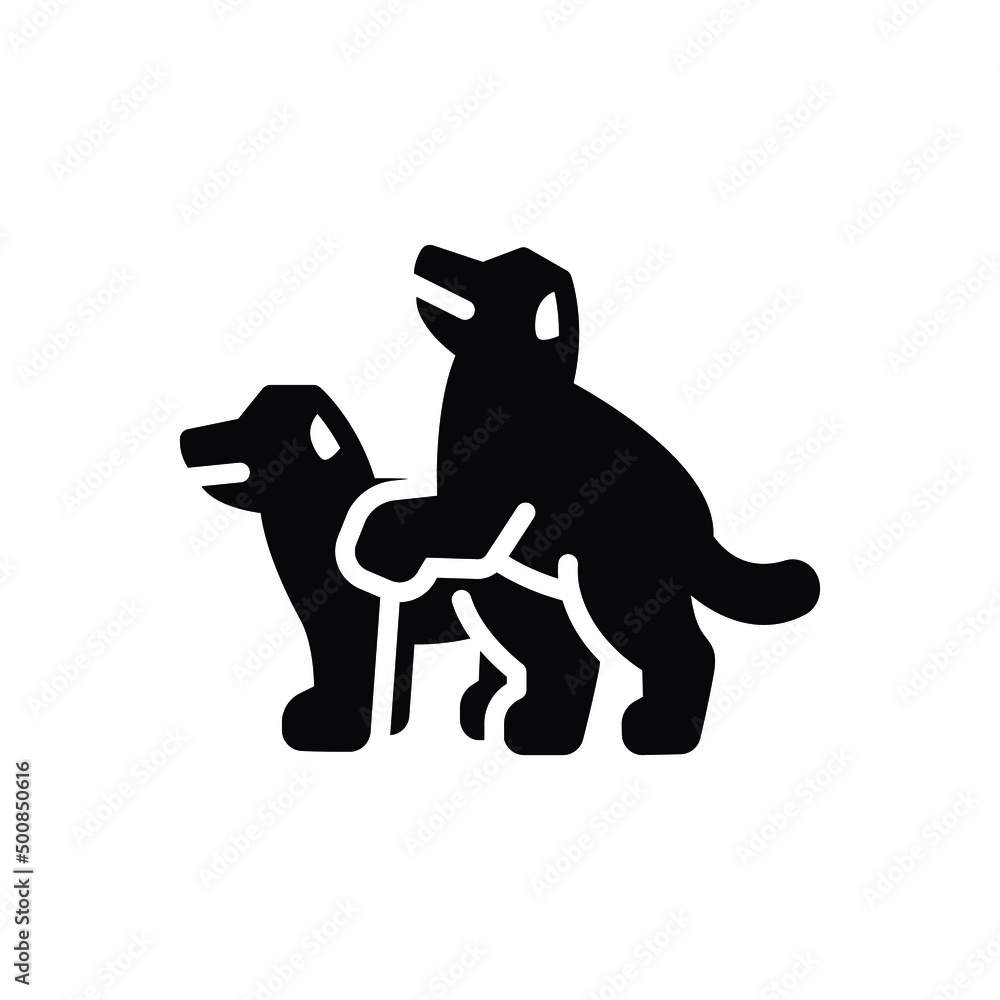 Black solid icon for bestiality Black solid icon for bestiality