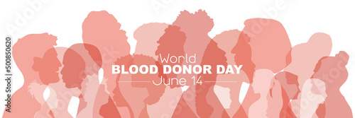 World Blood Donor Day banner.