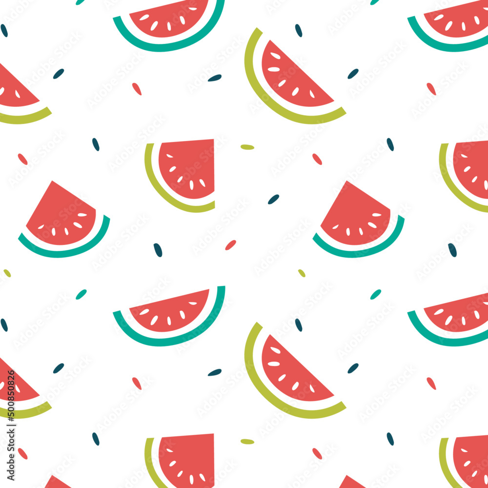 seamless pattern with watermelons seamless pattern with watermelons