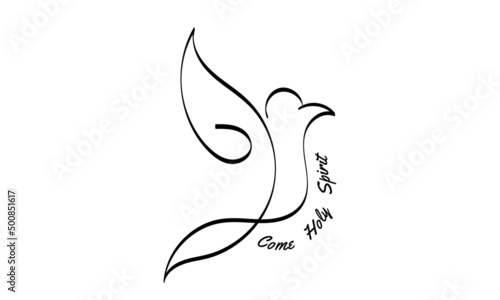 Come Holy Spirit. Quench Our Thirst. Pentecost Sunday. Use as poster, card, flyer or T Shirt