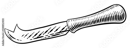 Cheese Knife Illustration V...