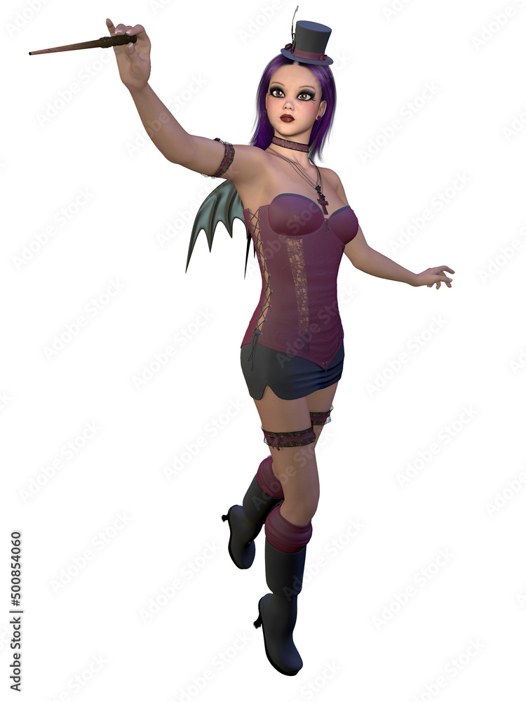 3d illustration of an fantasy fairytale figure 3d illustration of an fantasy fairytale figure