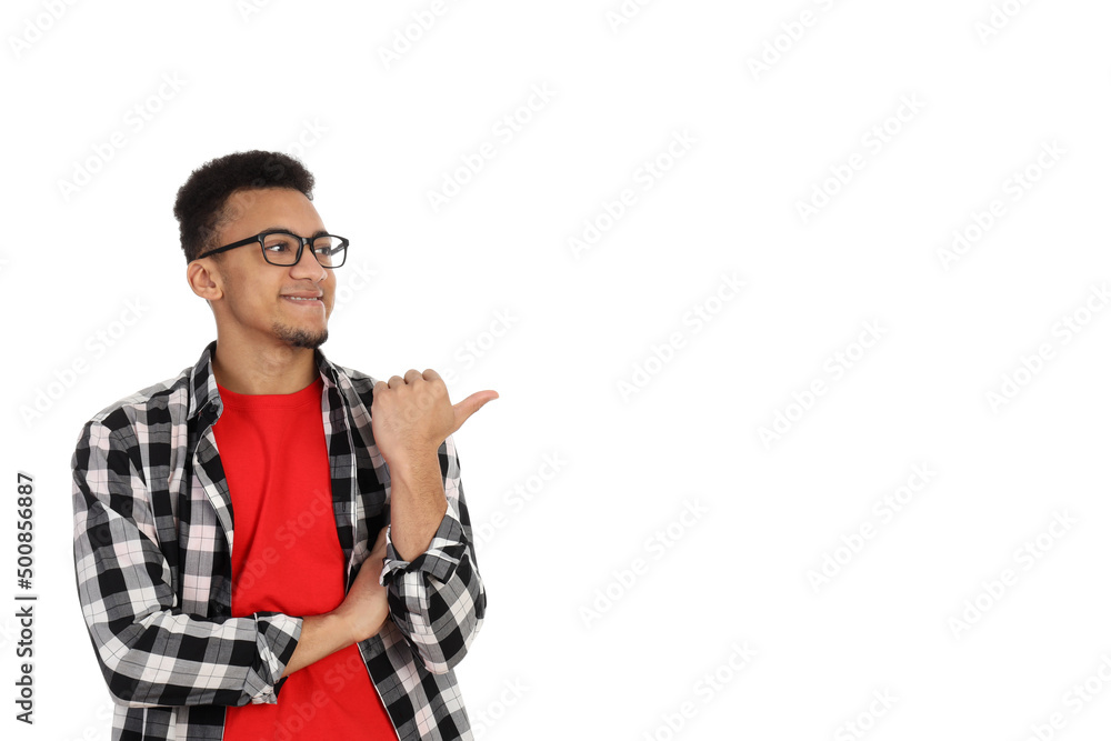 Young handsome man isolated on white background Young handsome man isolated on white background