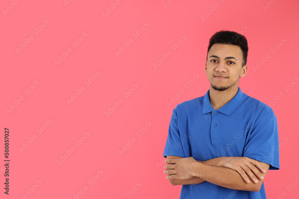 Concept of people with young man, space for text Concept of people with young man, space for text