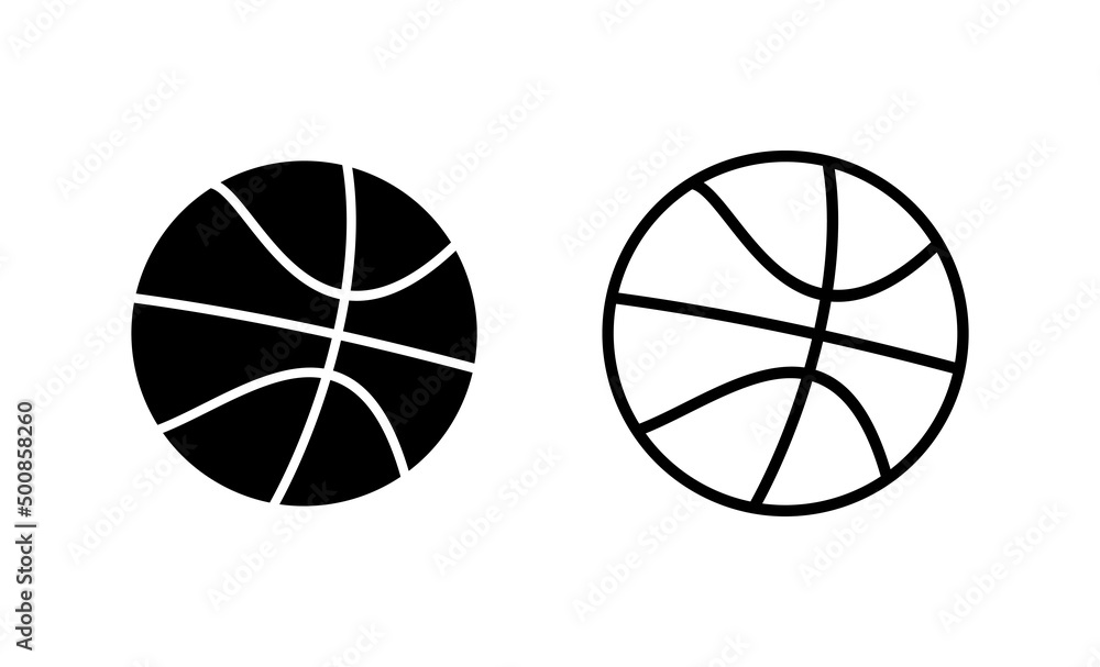 Basketball icon vector. Basketball ball sign and symbol Basketball icon vector. Basketball ball sign and symbol