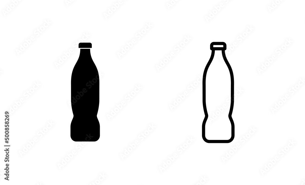 Bottle icon vector. bottle sign and symbol Bottle icon vector. bottle sign and symbol