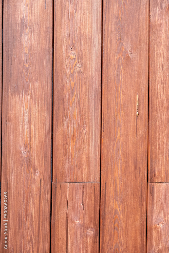 The background is made of brown boards, the whole frame. The background is made of brown boards, the whole frame.