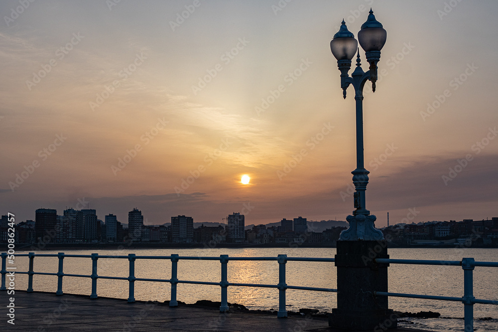 Atardecer en Gijon