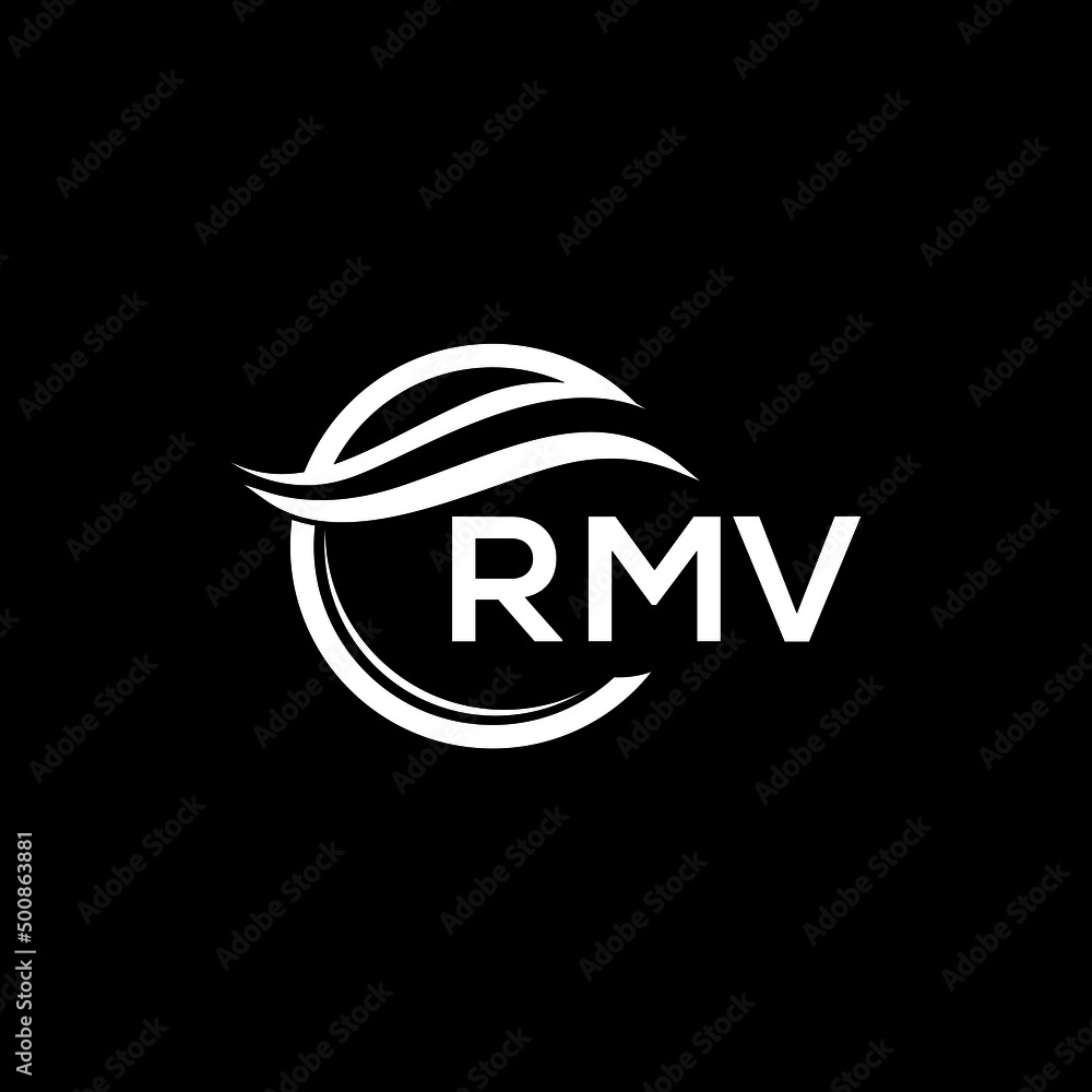 RMV letter logo design on black background. RMV creative initials letter logo concept. RMV letter design.
RMV letter logo design on black background. RMV creative initials letter logo concept. RMV letter design.