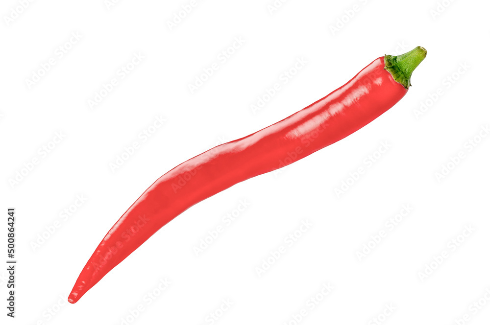 red hot chili pepper. high-quality studio shot of red long capsicum. Close Up Of Red Chili Peppers Against white Background red hot chili pepper. high-quality studio shot of red long capsicum. Close Up Of Red Chili Peppers Against white Background