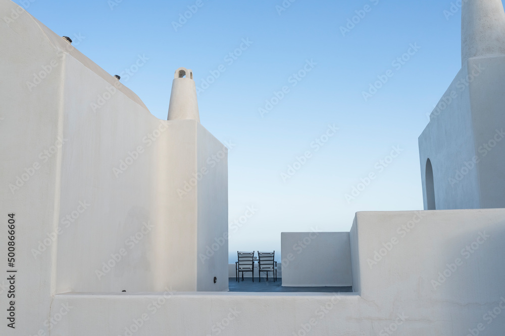 Luxury villa architecture in Santorini Greece Luxury villa architecture in Santorini Greece