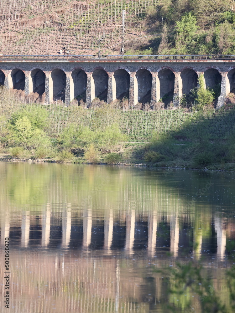 Fototapeta premium Viadukte an der Mosel, Rheinland-Pfalz - Deutschland