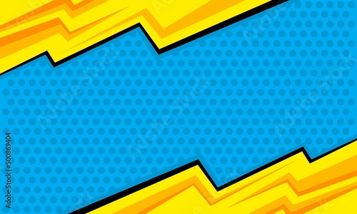 Blank comic cartoon abstract background