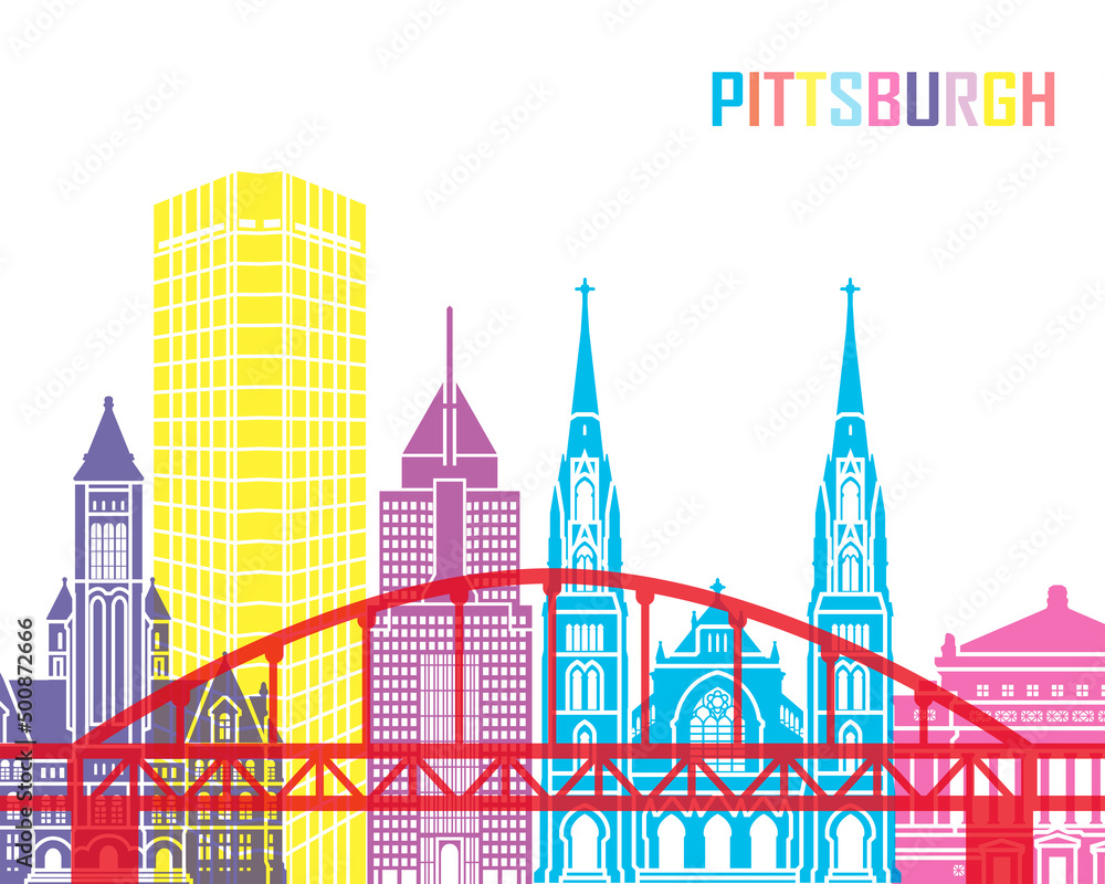 Pittsburgh V2 skyline pop