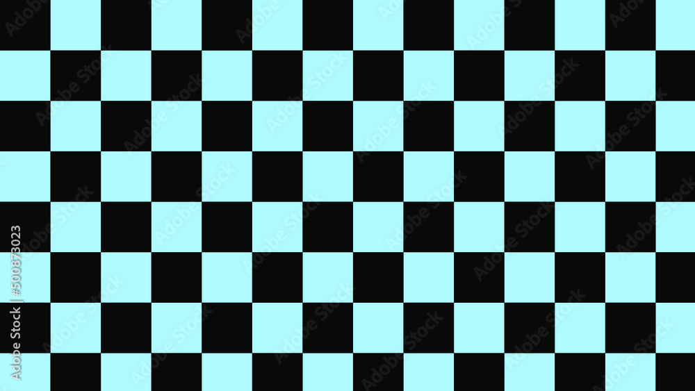 Fototapeta premium blue and black checkerboard, checkered, gingham, plaid, tartan pattern background