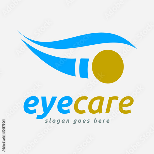 Eye Care and Vision Logo Template