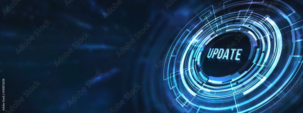 Internet, business, Technology and network concept. Update software computer program upgrade. 3d illustration. Internet, business, Technology and network concept. Update software computer program upgrade. 3d illustration.