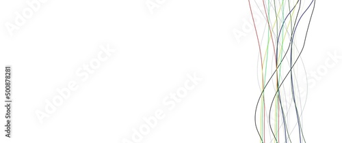 Abstract scrambled colorful lines vector illustration, perfect for background, dump background, backdrop, interior design, wallpaper, illustration