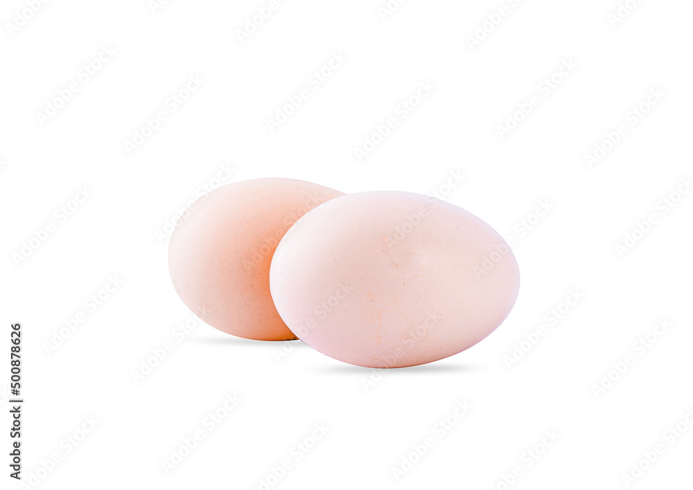 eggs of chicken on white background, isolated eggs of chicken on white background, isolated