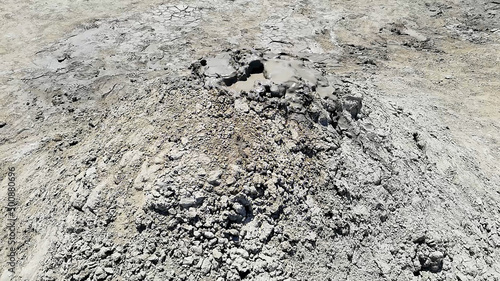 The mud volcanoes located in Gobustan National Park