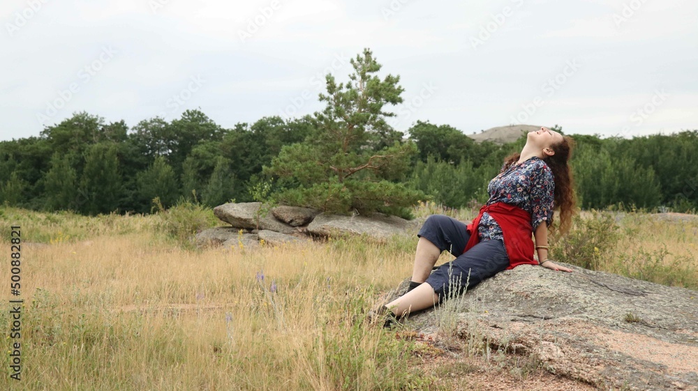 Naklejka premium Beautiful Nature In The Summer