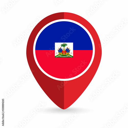 Map pointer with contry Haiti. Haiti flag. Vector illustration. Free Download Map pointer with contry Haiti. Haiti flag. Vector illustration. - GFXLoad