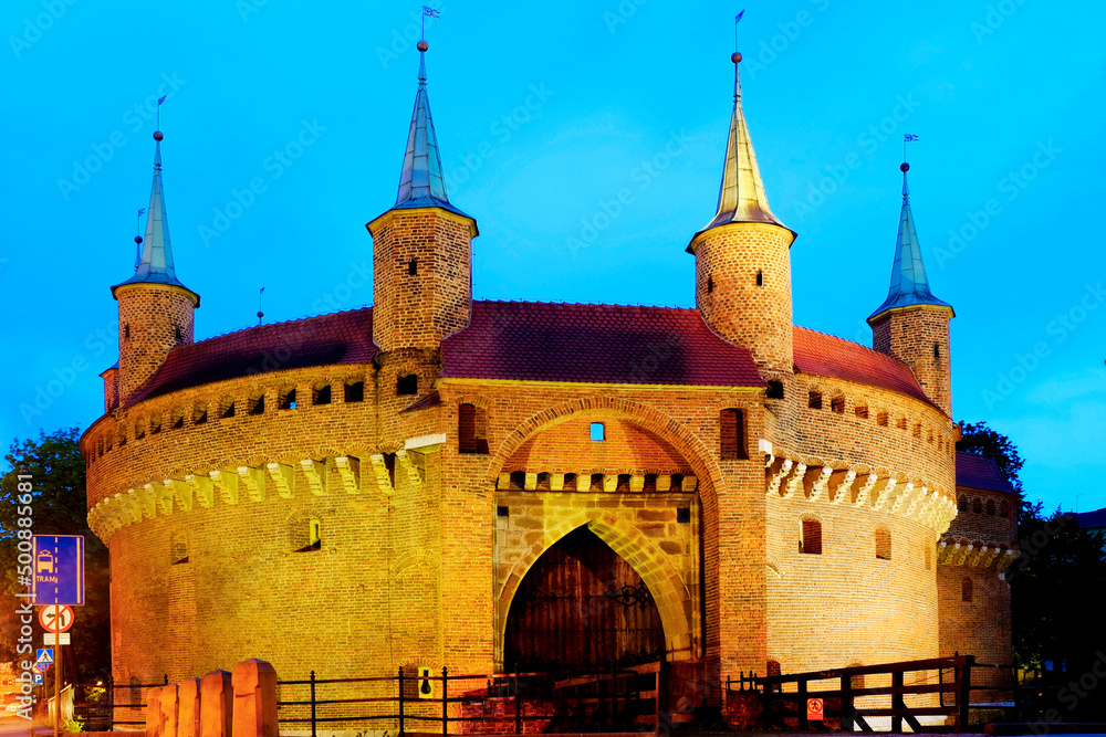 Fototapeta premium Krakow Barbican